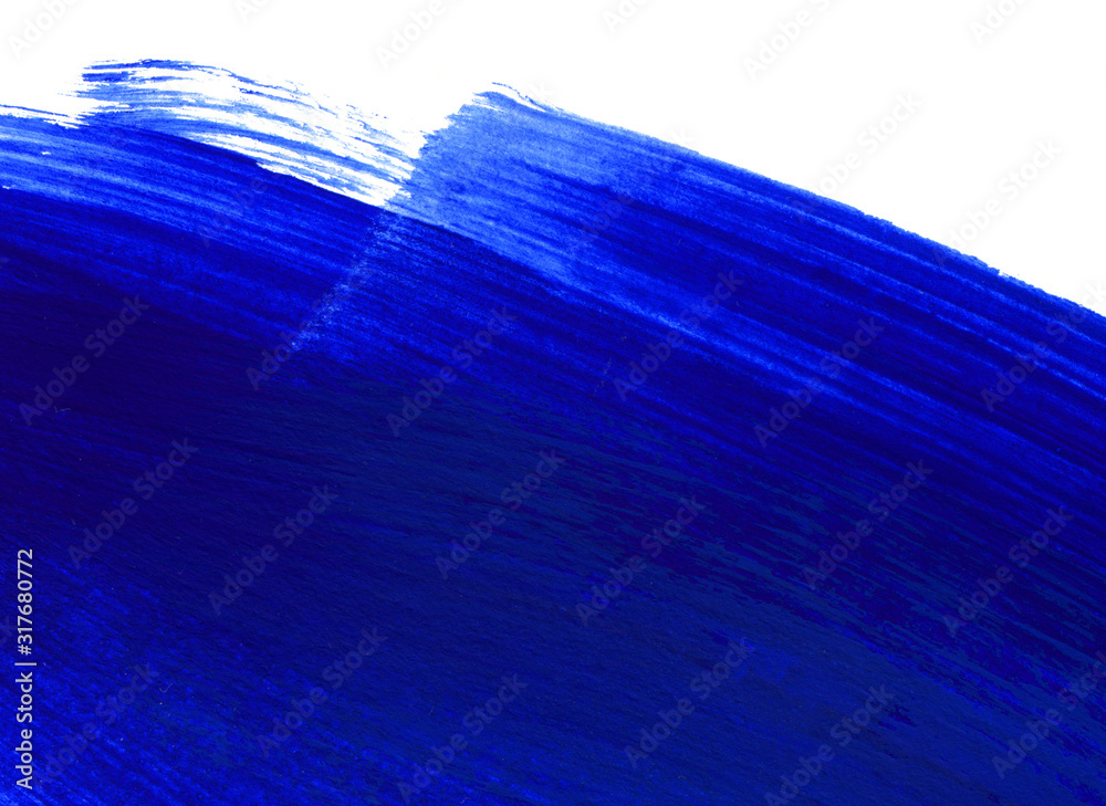 Bright blue and white drawn paint background Bright blue and white drawn paint background