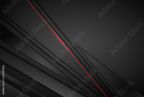 Abstract Corporate black grey and red line contrast background. Vector illustration EPS10
