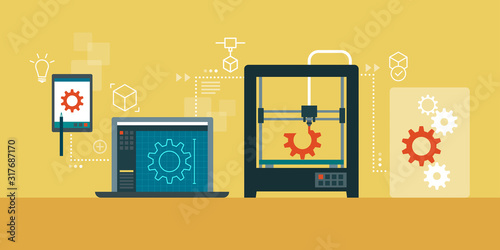 3D prototyping and 3D printing