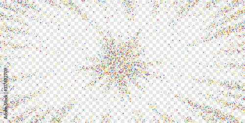 Festive confetti. Celebration stars. Colorful conf photo