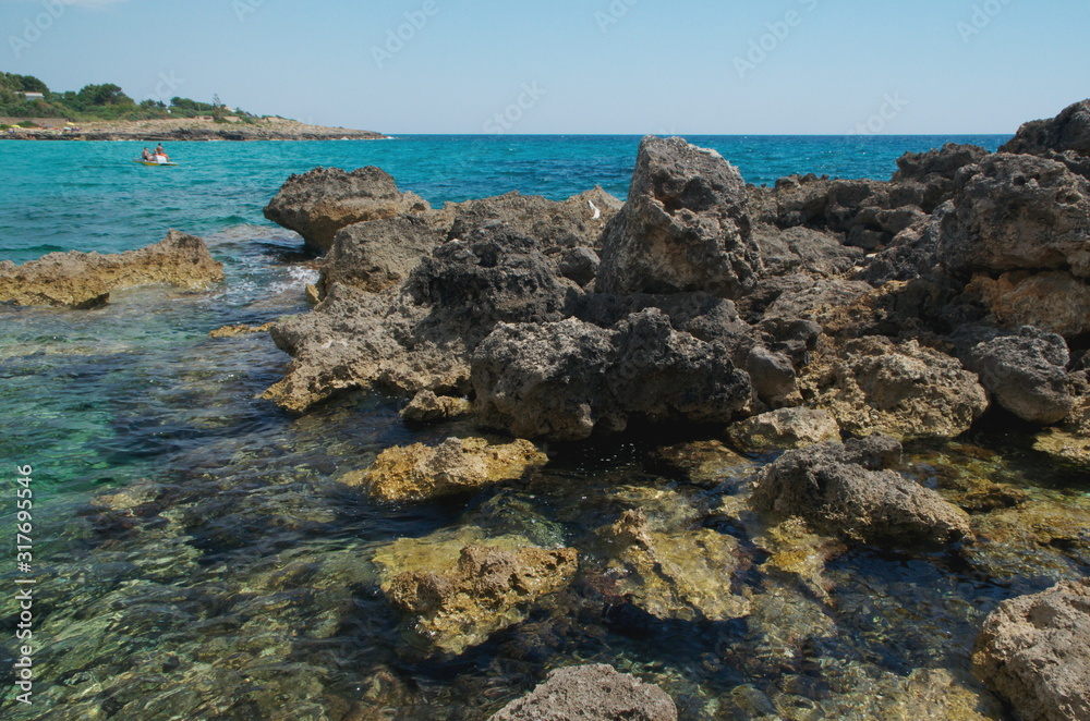 Rocks at Porto Pirrone bay - Taranto, Italy Rocks at Porto Pirrone bay - Taranto, Italy