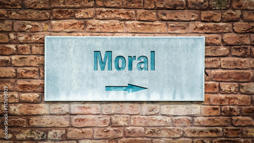 Street Sign to Moral © Thomas Reimer