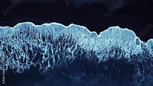 Black Beach Aerial