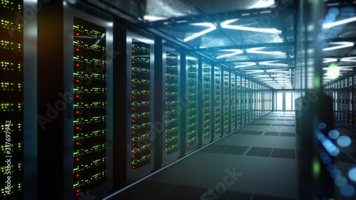 Data servers at the enterprise data center