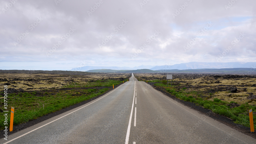 Beautiful view of the landscape in Iceland Beautiful view of the landscape in Iceland