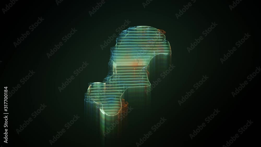 3d rendering glowing hologram of symbol of fried chicken leg with bite distorted glitch green old tv screen on black background 3d rendering glowing hologram of symbol of fried chicken leg with bite distorted glitch green old tv screen on black background