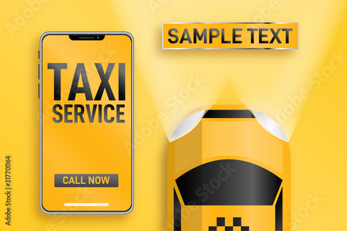 Taxi service. Online