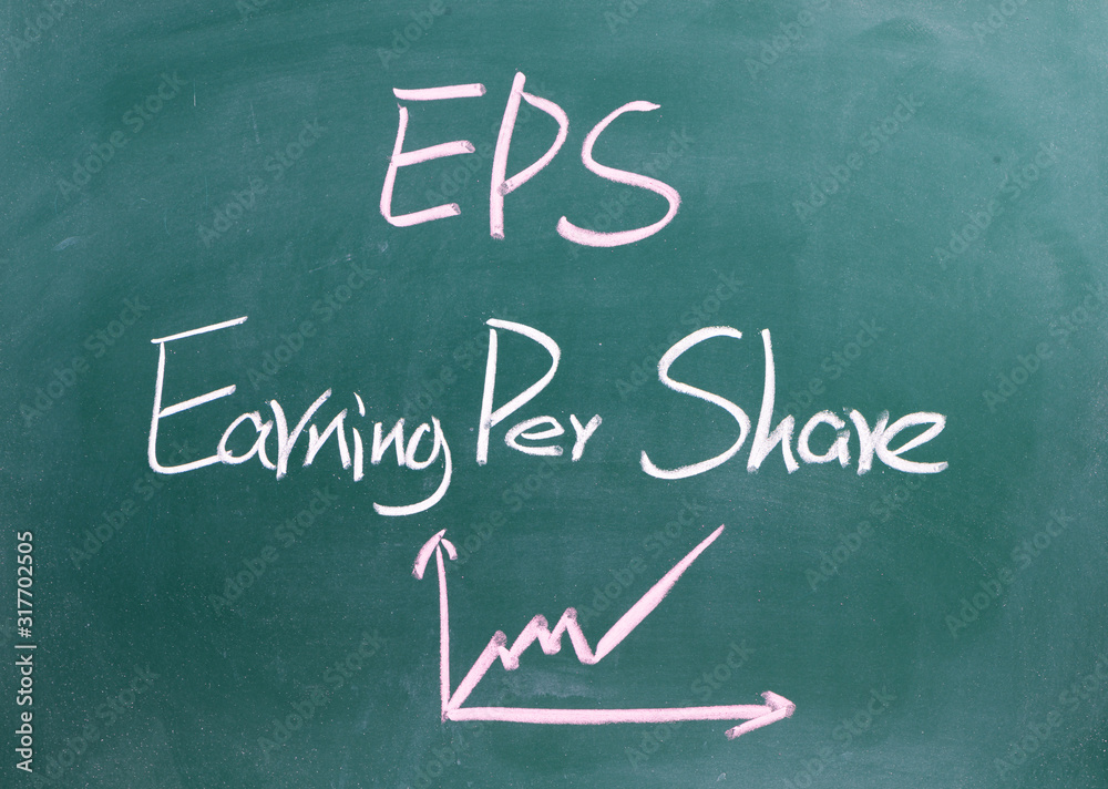 earning per share written on blackboard earning per share written on blackboard