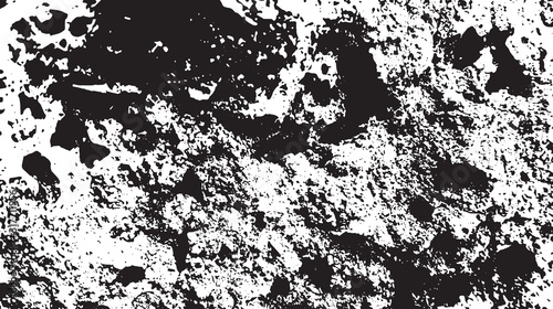 Black and white vintage grunge futuristic background. Suitable to create unique overlay textures with the effect of scratching, breaking, antiquity and old materials.