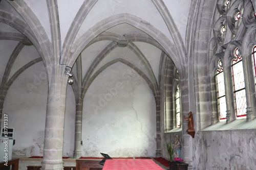 Tableau sur toile Salle capitulaire de l'abbaye d'Ambronay - Département de l'Ain - Région Rhône A