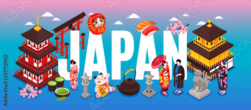 Japan Travel Text Composition