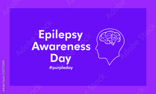 Vector Illustration on the theme of Purple day for Epilepsy awareness on March 26th.