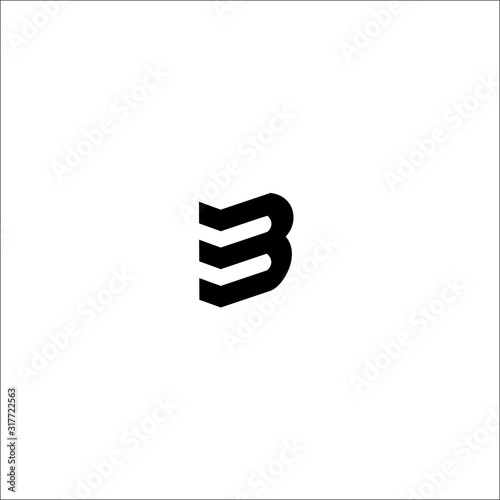 EB E B Letter Logo Design Vector