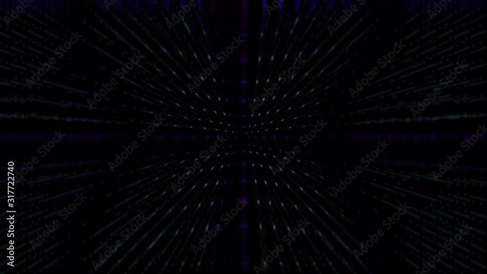 Beautiful videos of flickering, luminous glow that shifts the movement of the colors of the rainbow against a black background