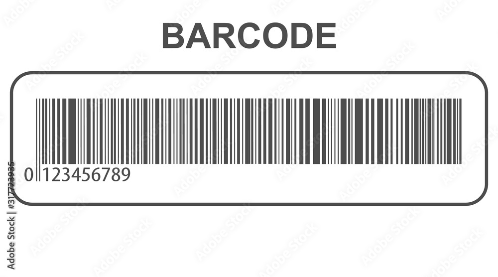 Barcode. Realistic barcode isolated on white background. Vector illustration of barcode. Barcode. Realistic barcode isolated on white background. Vector illustration of barcode.
