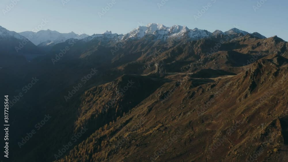 Aerial view of a beautiful mountain landscape. Aerial view of a beautiful mountain landscape.