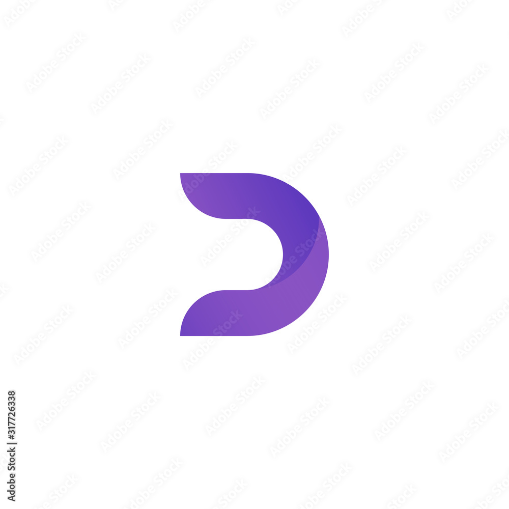 Letter D logo icon design template. D Letter Design Vector with gradient. Colorful D Letter Logo Design - Vector Letter D logo icon design template. D Letter Design Vector with gradient. Colorful D Letter Logo Design - Vector