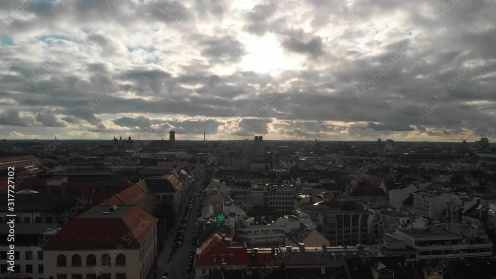 Aerial shoots of Munich Germany in the afternoon looking towards the south west with a sunset and clouds for dramatic effect.
The shoots are between houses at 4k with many details of the landscape. Aerial shoots of Munich Germany in the afternoon looking towards the south west with a sunset and clouds for dramatic effect.
The shoots are between houses at 4k with many details of the landscape.