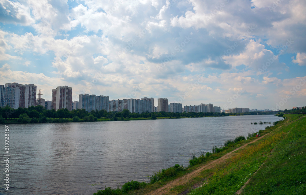 Fototapeta premium View of the Region Brateyevo, Moscow