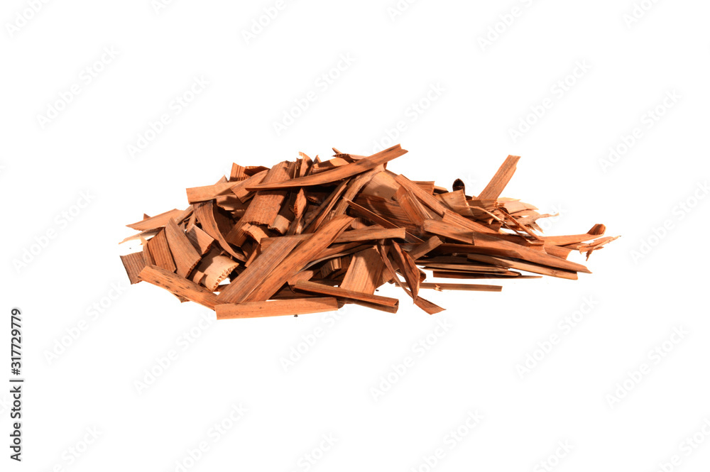 cut reed leaves isolated on white background cut reed leaves isolated on white background