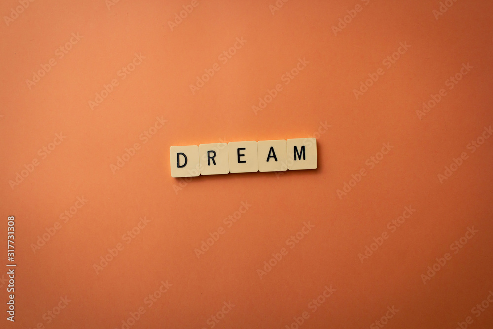 Inspirational words isolated on orange background. Wallpaper quotes. Inspirational words isolated on orange background. Wallpaper quotes.