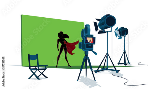 Superheroine Movie Set