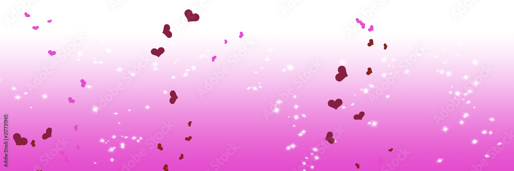 heart and sparkle valentine background