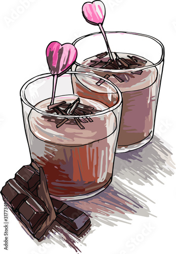 Very Delicious Sunday Realistic Dessert