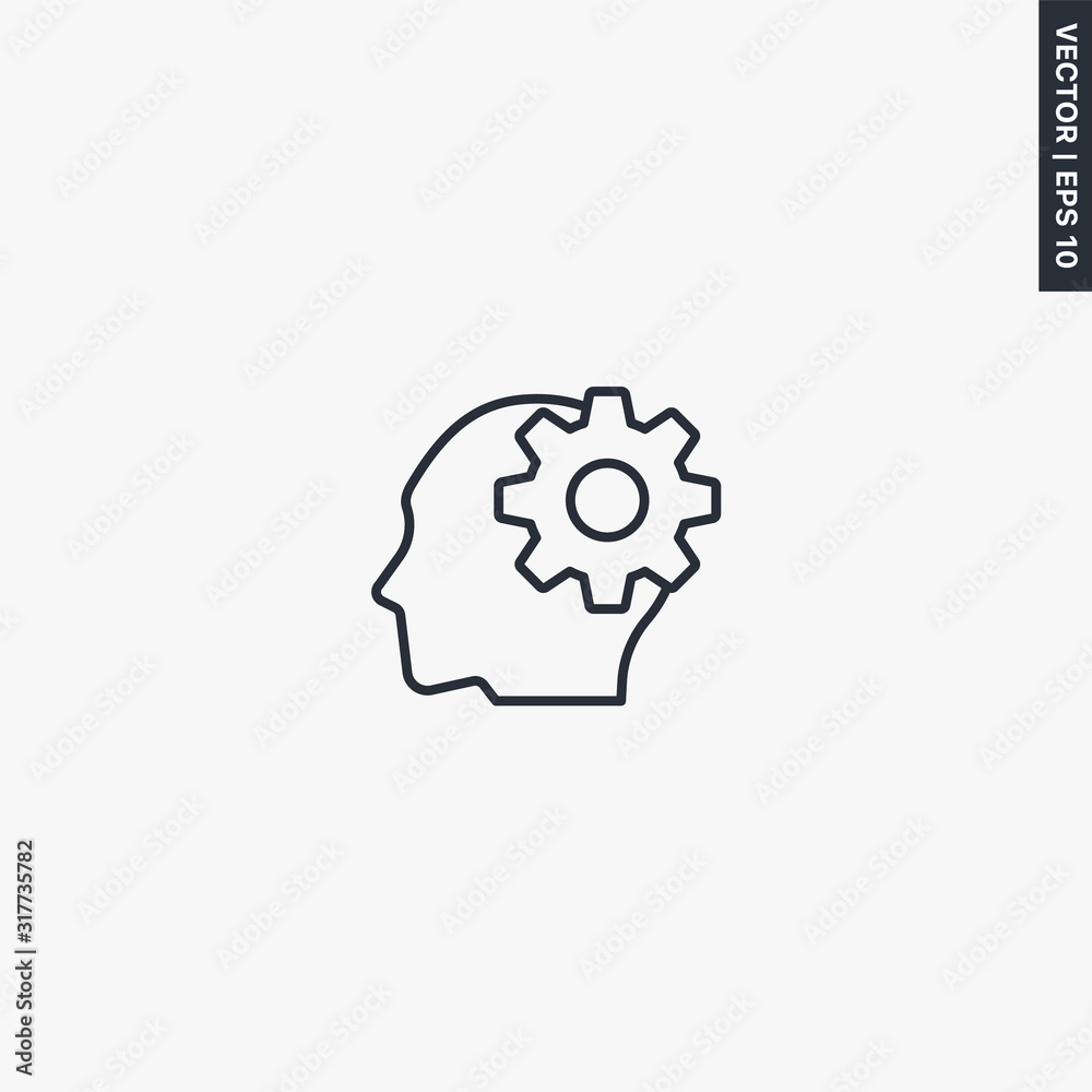 Knowledge, linear style sign for mobile concept and web design Knowledge, linear style sign for mobile concept and web design
