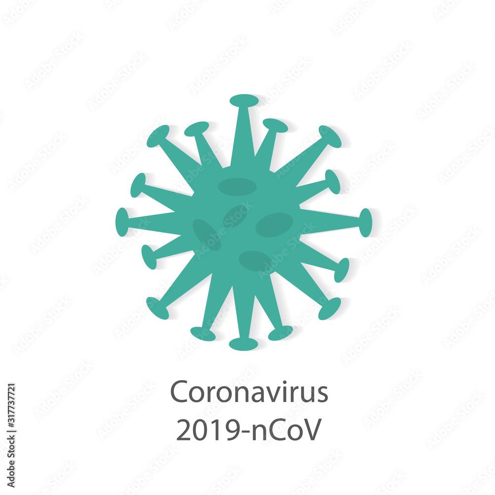 new China coronavirus 2019-nCoV concept- vector illustration