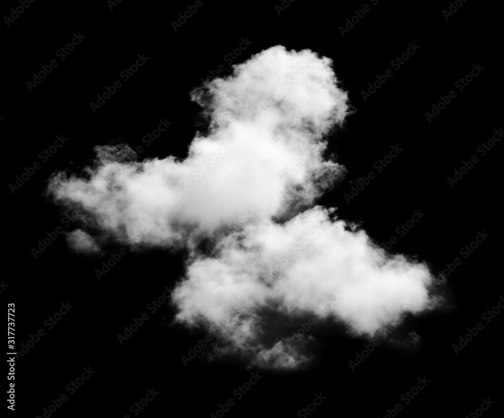 white Clouds on black background. white Clouds on black background.