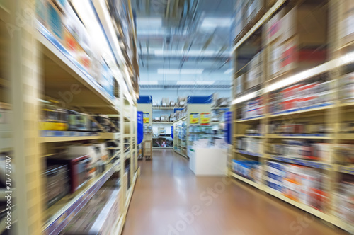 interior of a warehouse