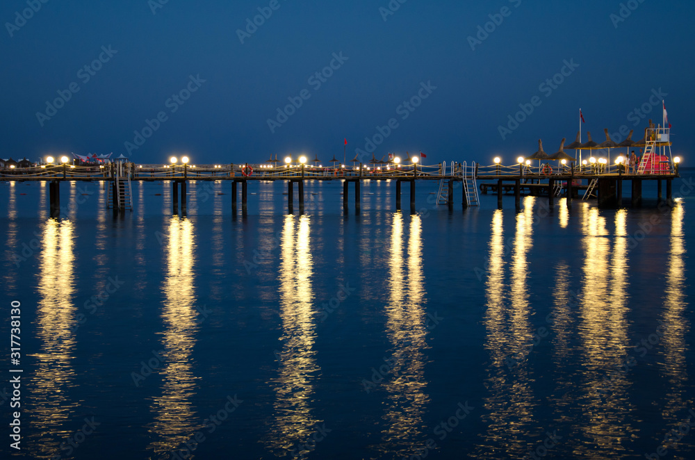 Night pier