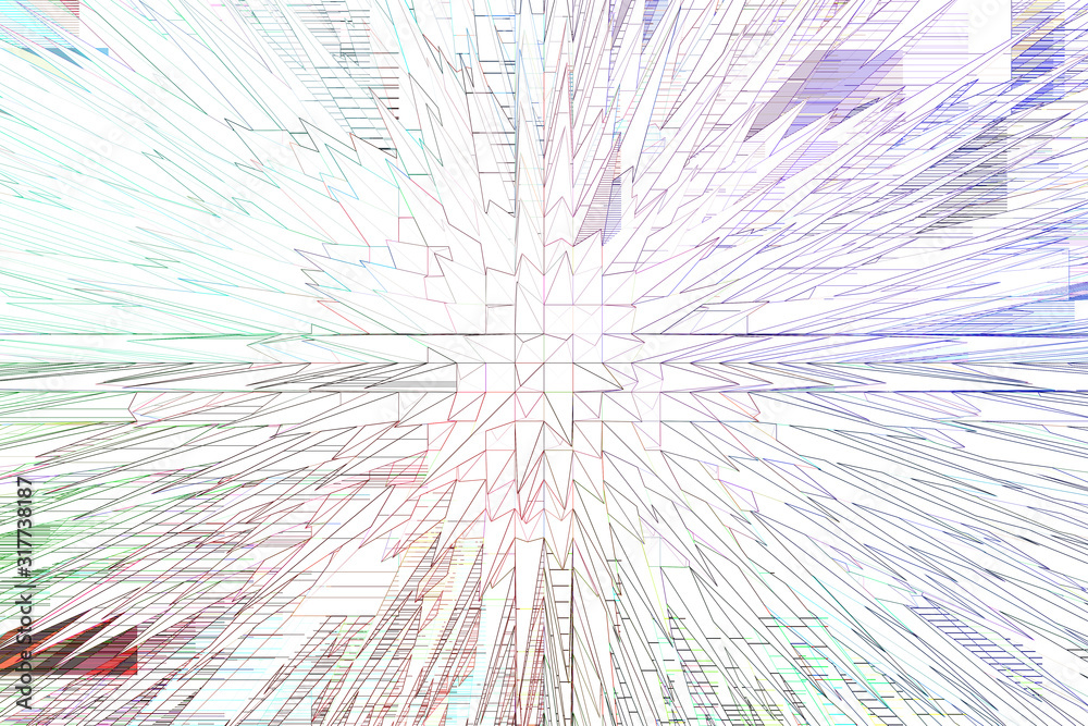 Naklejka premium Colorful Abstract Pattern Backdrop of Geometric Gradient Wallpap