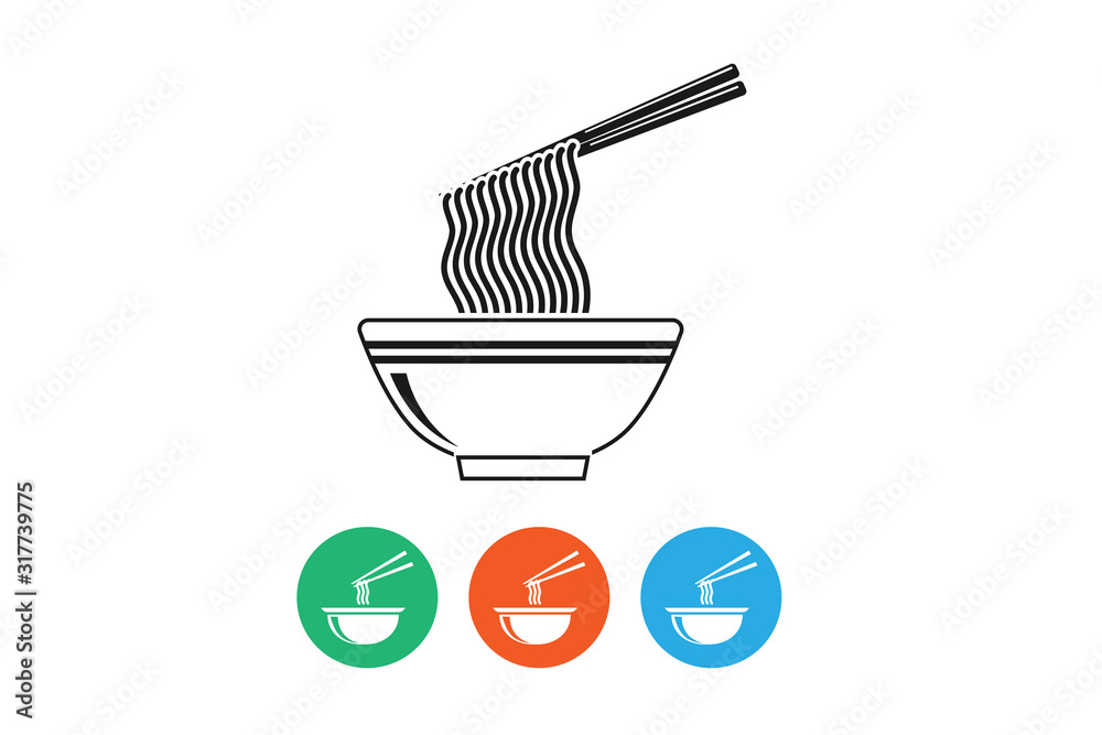 noodles icon vector noodles icon vector