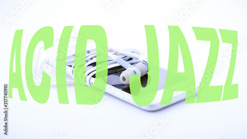 Canvas Print acid jazz concept