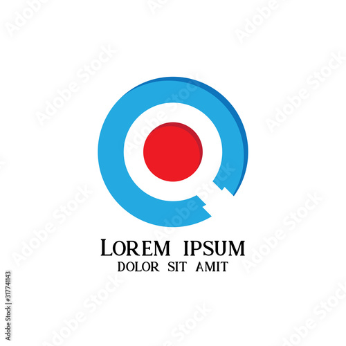 O Letter or font with magnifying glass vector logo template. This alphabet can be used for searching, discovery, find business.