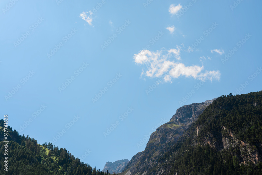 Beautiful landscape in the Swiss alps