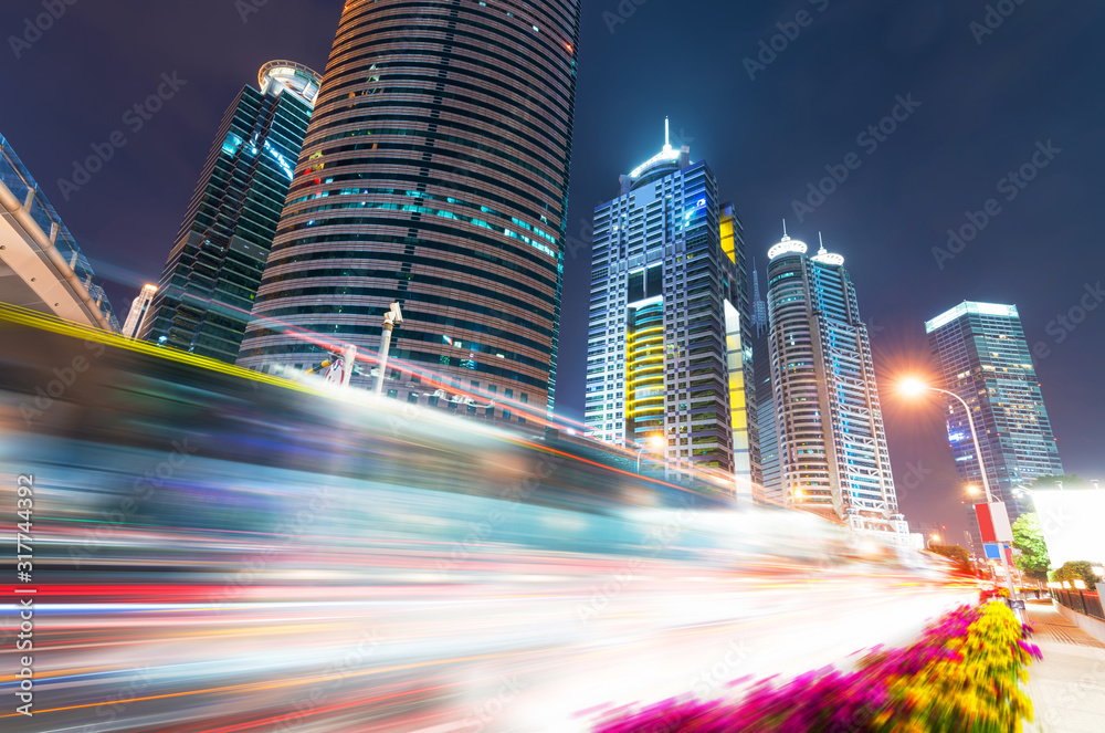Obraz premium the light trails