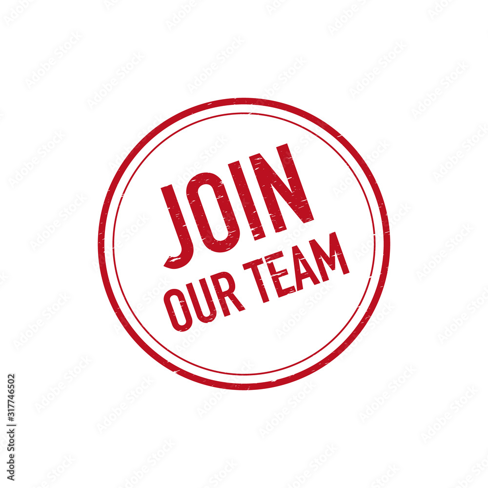Join Our Team Stamp. Vector sign Join Our Team Stamp. Vector sign