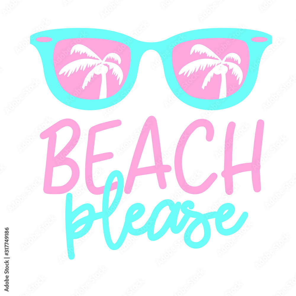 Beach Please Palm tree Sunglasses Summer Beach Please Palm tree Sunglasses Summer