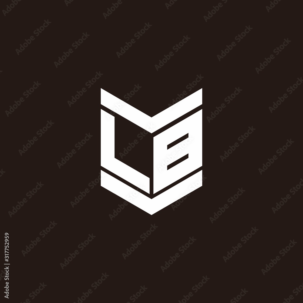 Logo alphabet monogram with emblem style Logo alphabet monogram with emblem style