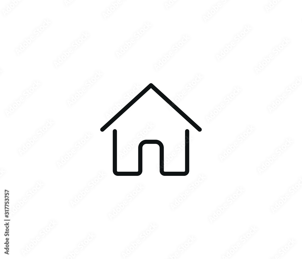 House icon symbol eps 10 vector