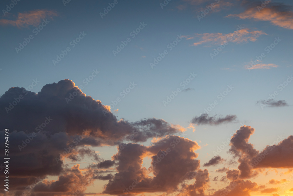 Fototapeta premium clouds at sunset