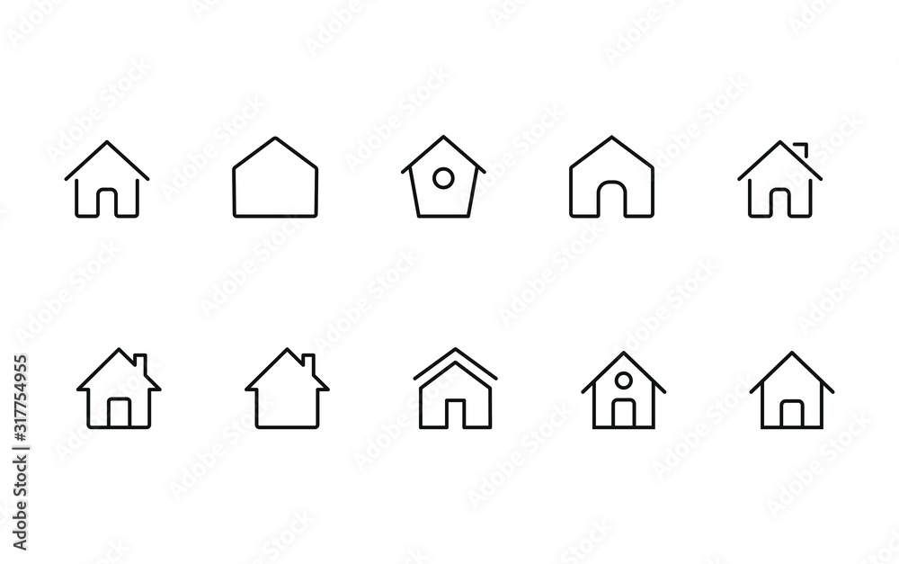 House icon symbol eps 10 vector House icon symbol eps 10 vector
