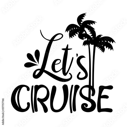 Let's Cruise Sunset wall art Beach decor