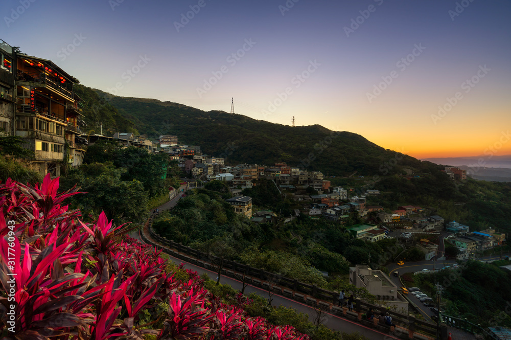 Attractions in Jiufen city That has a lot of tourists going to rest and is another travel destination in Taiwan December 16, 2019 in Taiwan, ruifang.