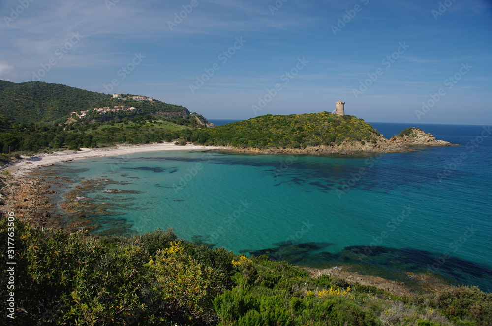 La plage de Fautea en Corse