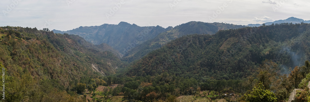 Panoramic view of mountains 