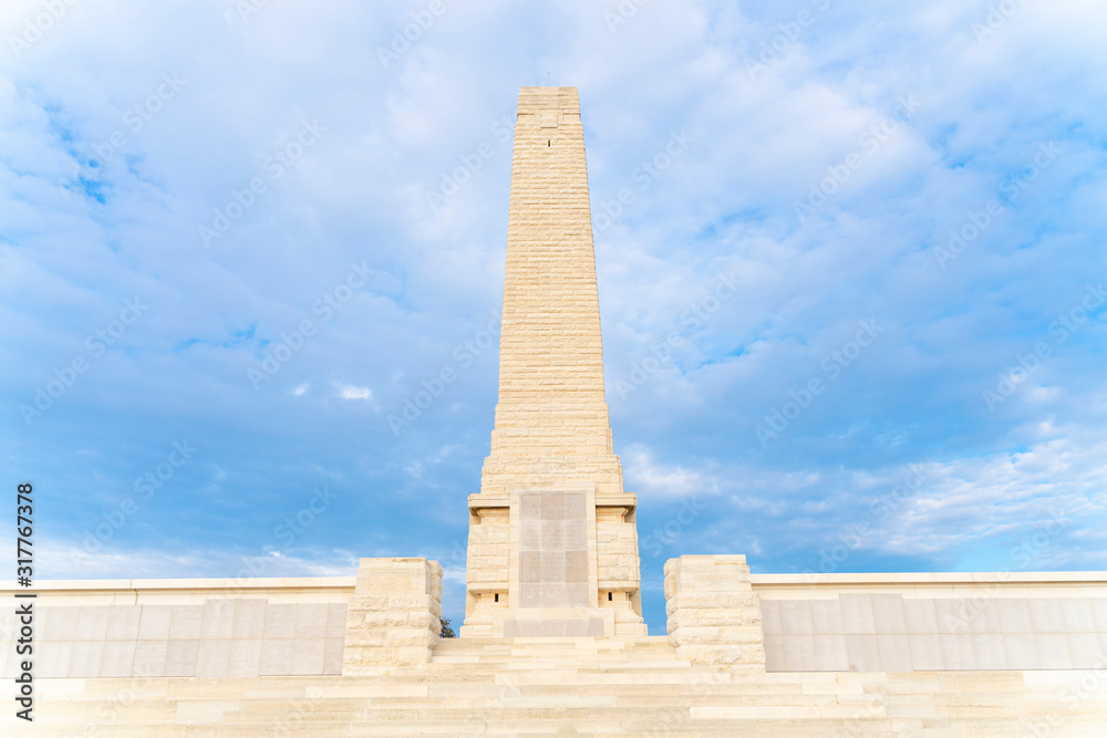 The Helles Memorial serves Commonwealth battle memorial for the whole Gallipoli campaign.